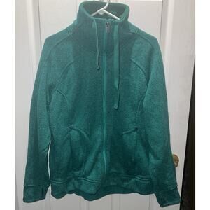 Avalanche Women’s XL Turquoise Zip Up Coat, No Hood